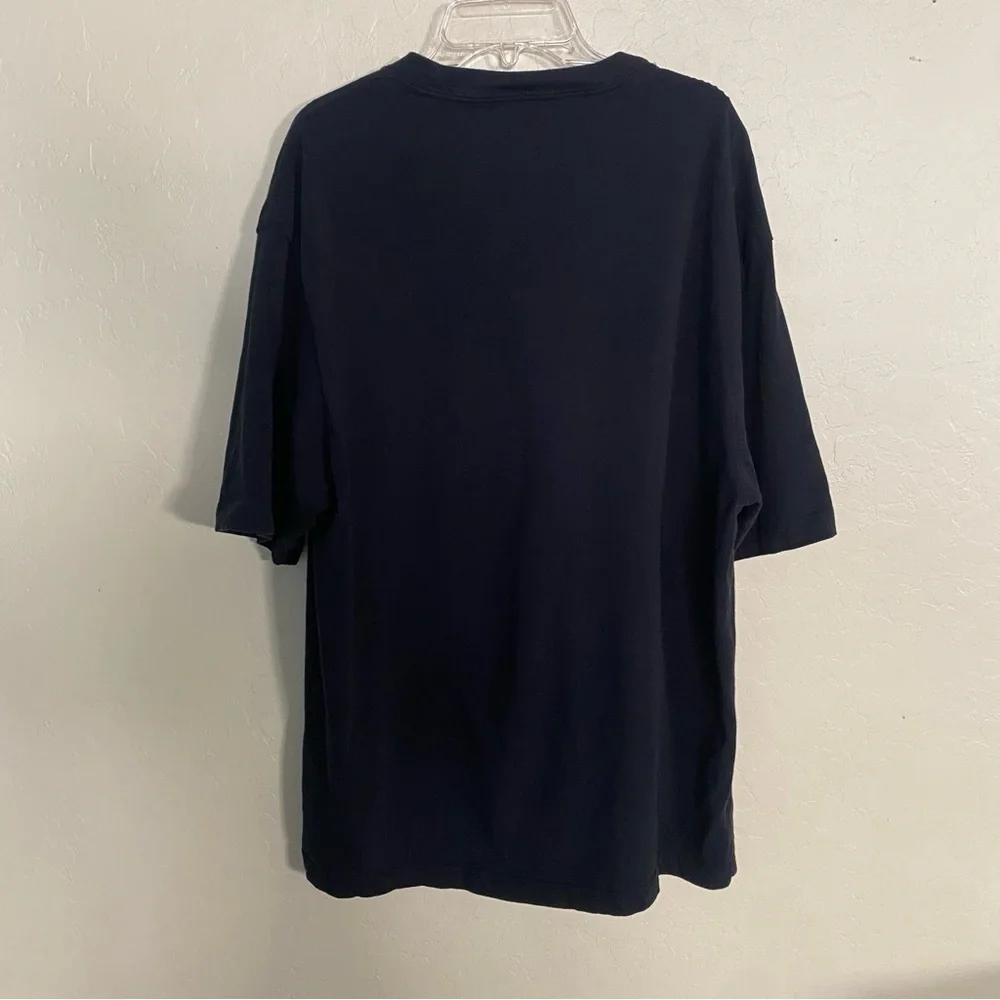 Nike Air Jordan Black Tee with Red Logo Size L